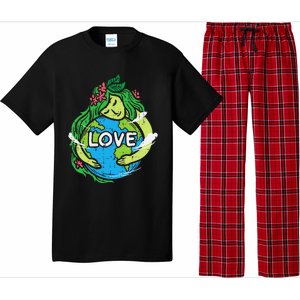 Environment Love Mother Earth Planet Hug Nature Pajama Set