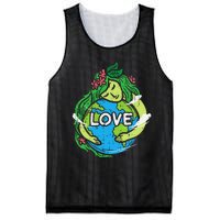 Environment Love Mother Earth Planet Hug Nature Mesh Reversible Basketball Jersey Tank