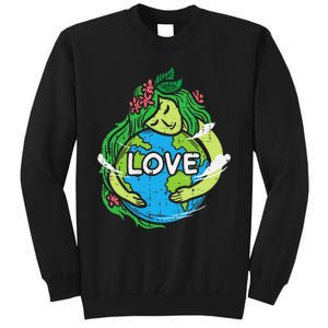 Environment Love Mother Earth Planet Hug Nature Tall Sweatshirt