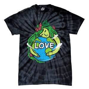 Environment Love Mother Earth Planet Hug Nature Tie-Dye T-Shirt