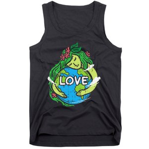 Environment Love Mother Earth Planet Hug Nature Tank Top