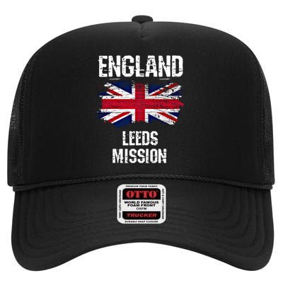 England Leeds Mission Cool Gift High Crown Mesh Back Trucker Hat