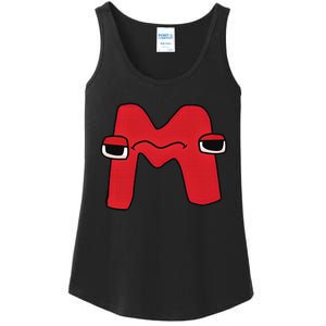 Emotion Letter M Alphabet Lore For Boys Girls  Ladies Essential Tank