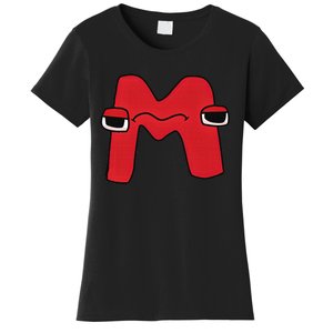 Emotion Letter M Alphabet Lore For Boys Girls  Women's T-Shirt