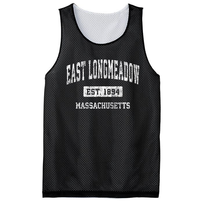 East Longmeadow Massachusetts Ma Vintage Sports Established Mesh Reversible Basketball Jersey Tank