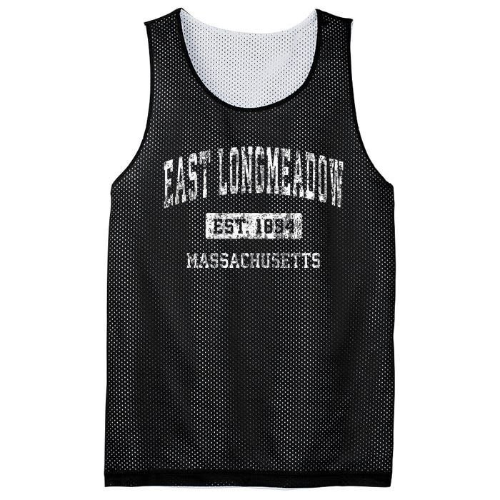 East Longmeadow Massachusetts Ma Vintage Sports Established Mesh Reversible Basketball Jersey Tank