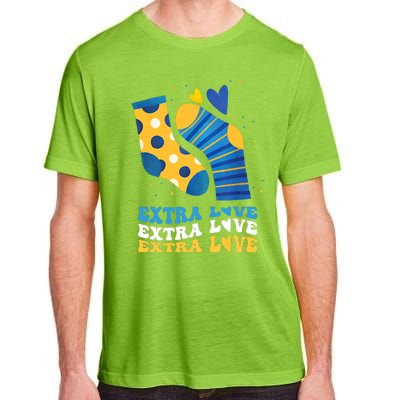 Extra Love National Down Syndrome Awareness Down Adult ChromaSoft Performance T-Shirt