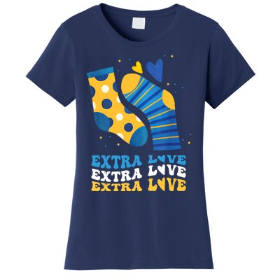 Extra Love National Down Syndrome Awareness Down Women's T-Shirt