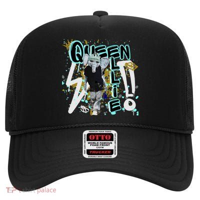 Ellie Liberty Ny Mascot Graffiti High Crown Mesh Back Trucker Hat