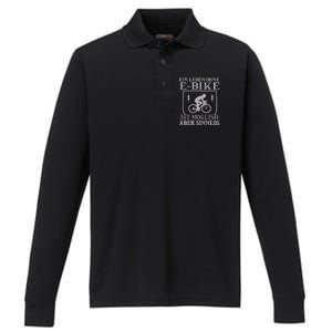 Ein Leben Ohne E Bike Performance Long Sleeve Polo