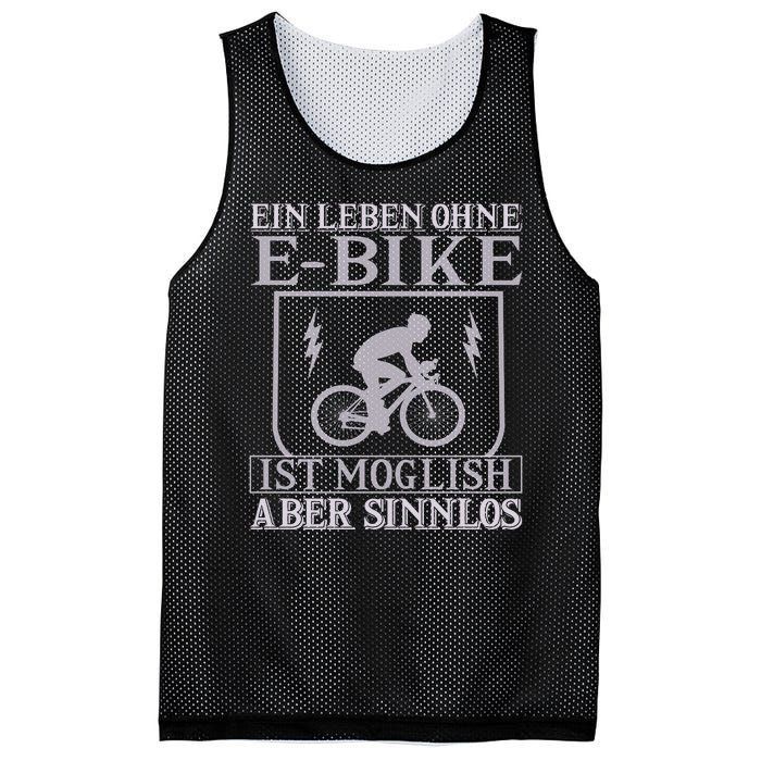 Ein Leben Ohne E Bike Mesh Reversible Basketball Jersey Tank