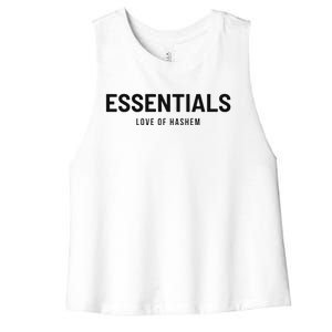 Essentials Love Of Hashem Women's Racerback Cropped Tank