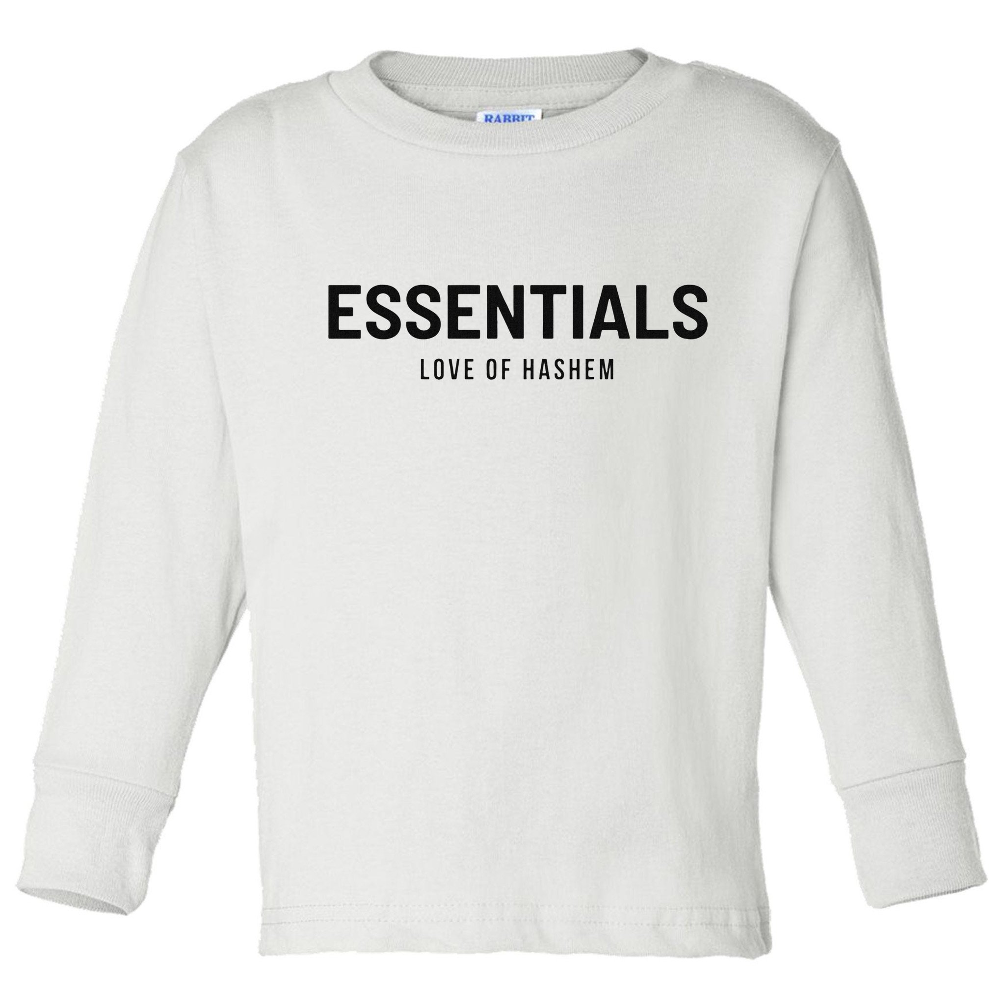 Essentials Love Of Hashem Toddler Long Sleeve Shirt