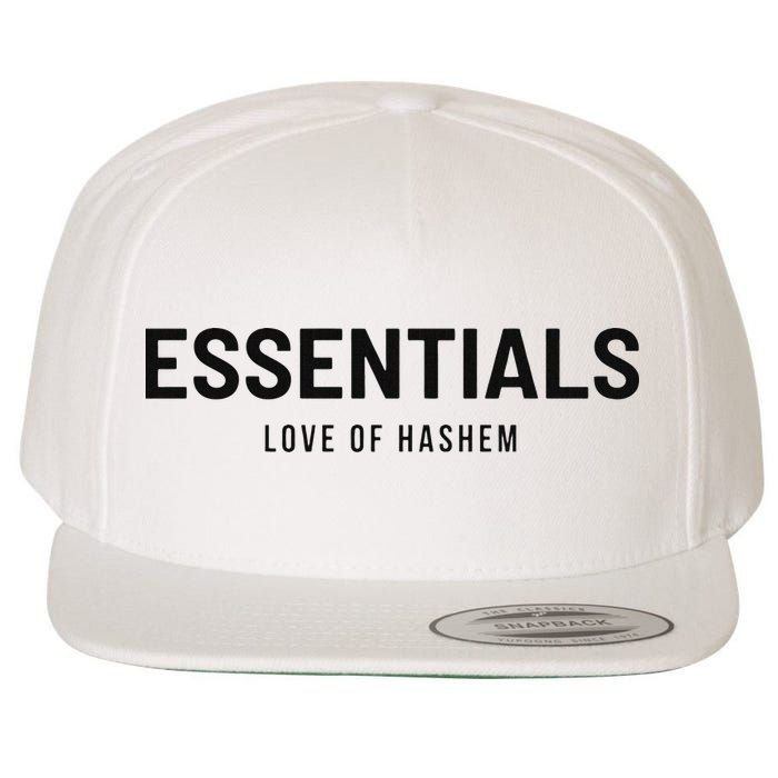 Essentials Love Of Hashem Wool Snapback Cap