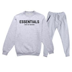 Essentials Love Of Hashem Premium Crewneck Sweatsuit Set