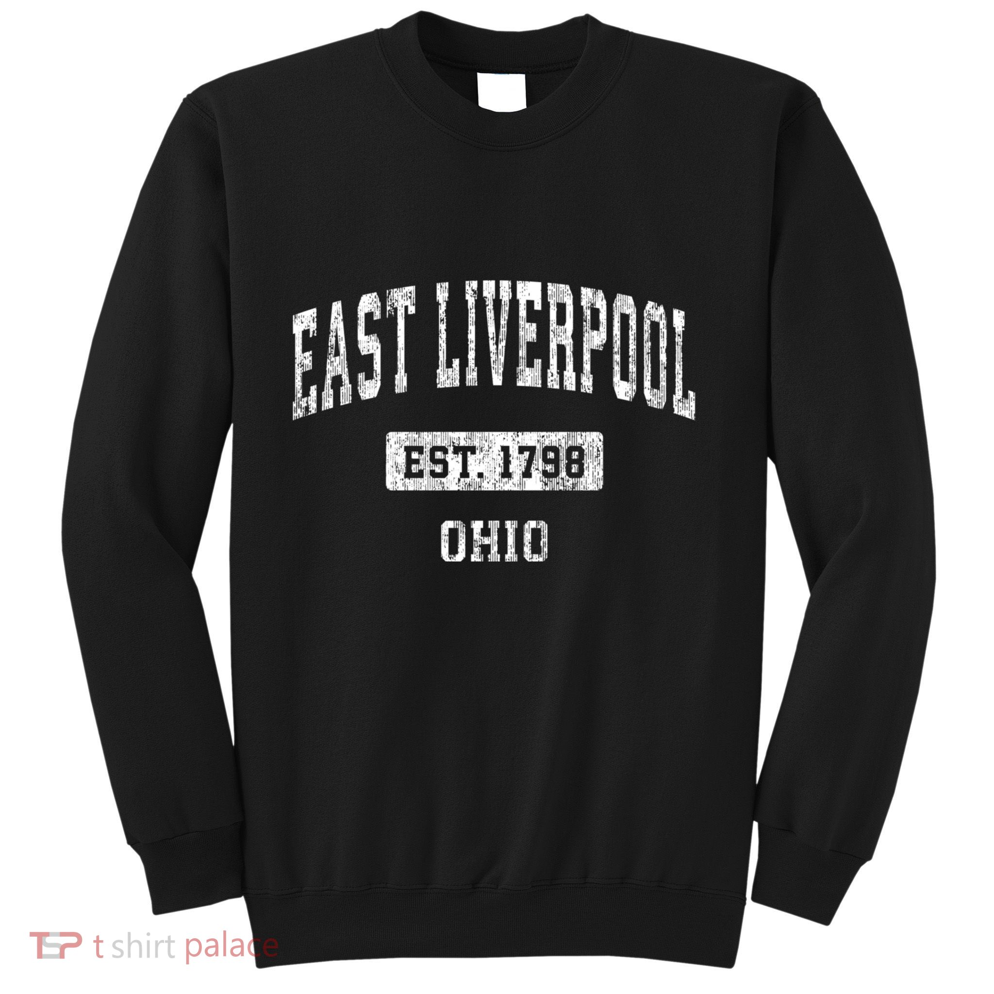 East Liverpool Ohio Oh Vintage Sports Established Sweatshirt