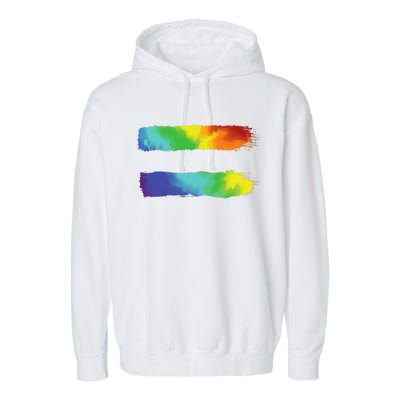 Equality Lgbt Pride Awareness For Gay & Lesbian Garment-Dyed Fleece Hoodie