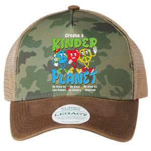 Earth Love Peace Create A Kinder Planet Earth Day Legacy Tie Dye Trucker Hat