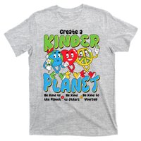 Earth Love Peace Create A Kinder Planet Earth Day T-Shirt