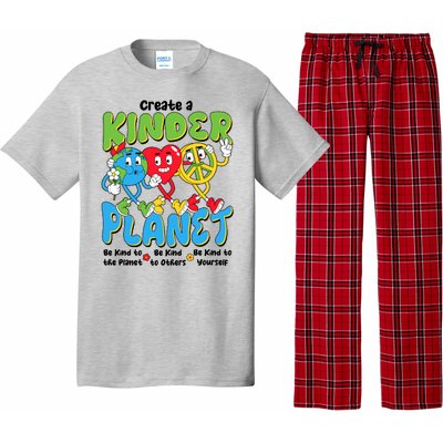 Earth Love Peace Create A Kinder Planet Earth Day Pajama Set