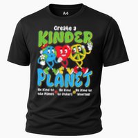 Earth Love Peace Create A Kinder Planet Earth Day Cooling Performance Crew T-Shirt