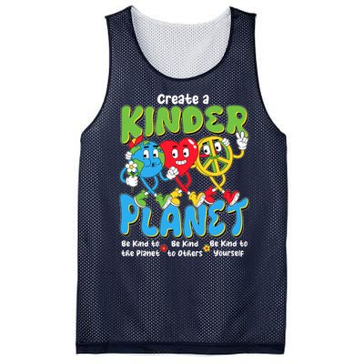 Earth Love Peace Create A Kinder Planet Earth Day Mesh Reversible Basketball Jersey Tank