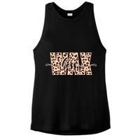 Esthetician Leopard Pattern Waxing Wax Boss Meaningful Gift Ladies PosiCharge Tri-Blend Wicking Tank