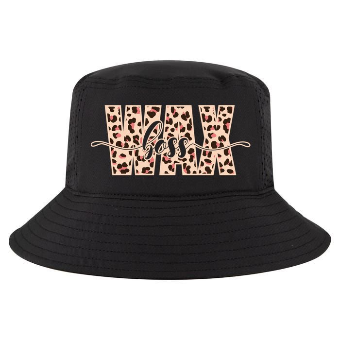 Esthetician Leopard Pattern Waxing Wax Boss Meaningful Gift Cool Comfort Performance Bucket Hat