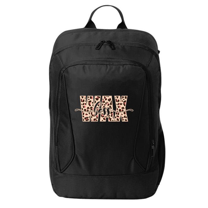 Esthetician Leopard Pattern Waxing Wax Boss Meaningful Gift City Backpack