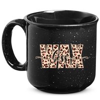 Esthetician Leopard Pattern Waxing Wax Boss Meaningful Gift 15oz Campfire Ceramic Mug