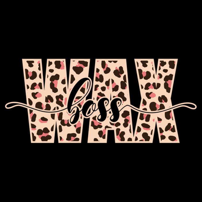 Esthetician Leopard Pattern Waxing Wax Boss Meaningful Gift Drawstring Bag