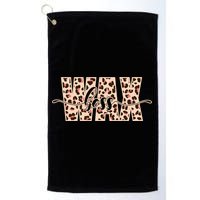 Esthetician Leopard Pattern Waxing Wax Boss Meaningful Gift Golf Towel