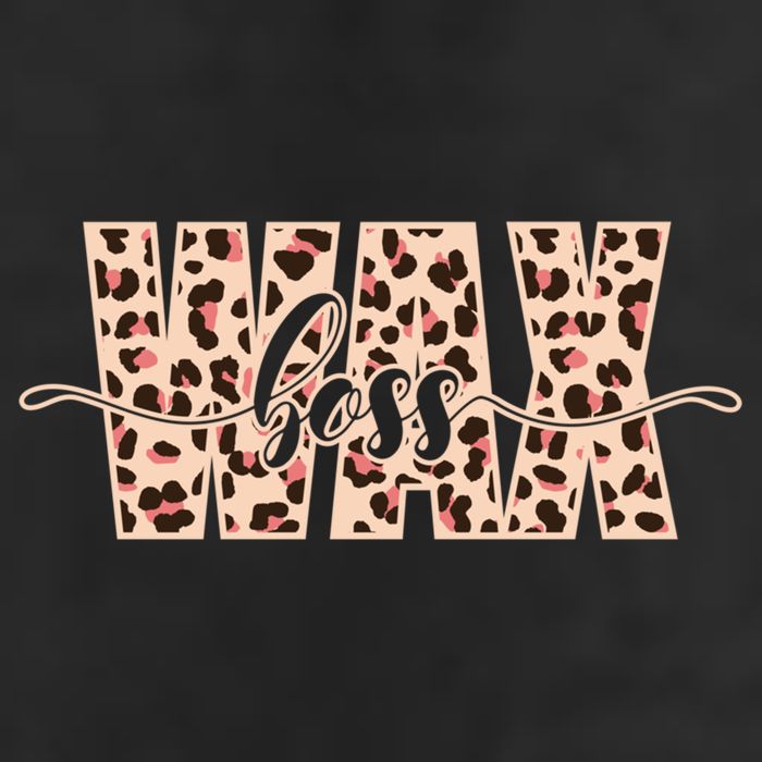 Esthetician Leopard Pattern Waxing Wax Boss Meaningful Gift Golf Towel