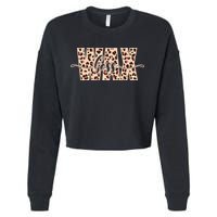 Esthetician Leopard Pattern Waxing Wax Boss Meaningful Gift Cropped Pullover Crew