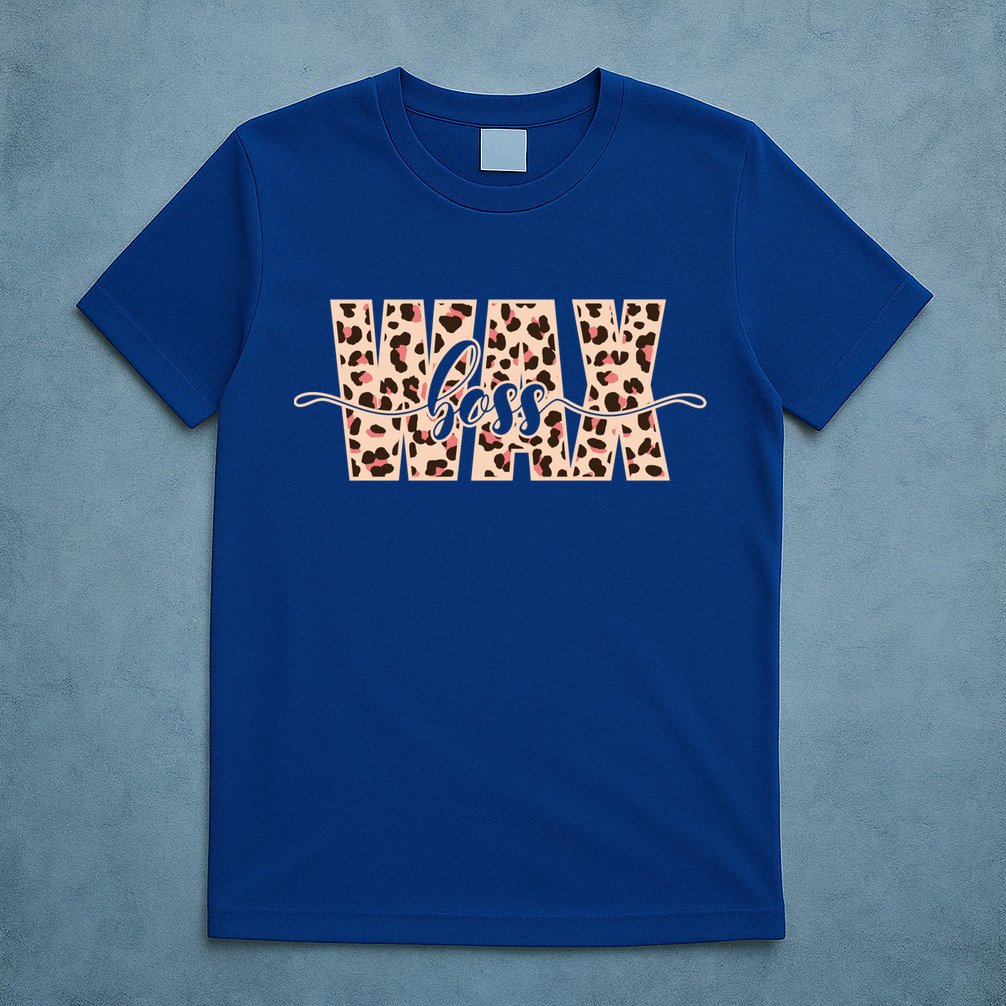 Esthetician Leopard Pattern Waxing Wax Boss Meaningful Gift T-Shirt