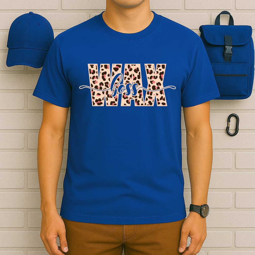 Esthetician Leopard Pattern Waxing Wax Boss Meaningful Gift T-Shirt