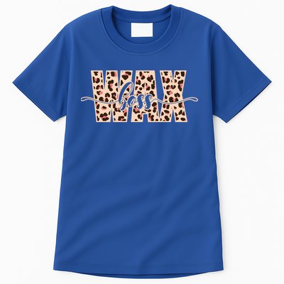 Esthetician Leopard Pattern Waxing Wax Boss Meaningful Gift Tall T-Shirt