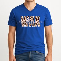 Esthetician Leopard Pattern Waxing Wax Boss Meaningful Gift V-Neck T-Shirt