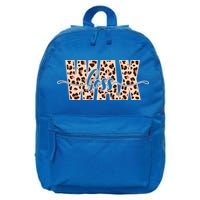 Esthetician Leopard Pattern Waxing Wax Boss Meaningful Gift 16 in Basic Backpack
