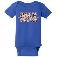 Esthetician Leopard Pattern Waxing Wax Boss Meaningful Gift Baby Bodysuit
