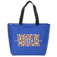 Esthetician Leopard Pattern Waxing Wax Boss Meaningful Gift Zip Tote Bag
