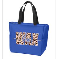 Esthetician Leopard Pattern Waxing Wax Boss Meaningful Gift Zip Tote Bag