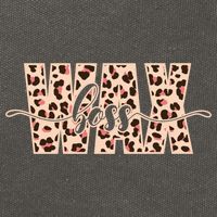 Esthetician Leopard Pattern Waxing Wax Boss Meaningful Gift Cotton Canvas Backpack