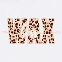 Esthetician Leopard Pattern Waxing Wax Boss Meaningful Gift Garment-Dyed Sweatshirt