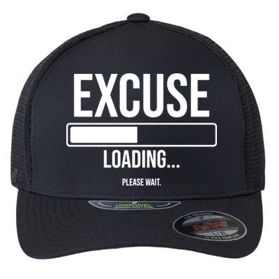 Excuse Loading Please Wait Flexfit Unipanel Trucker Cap