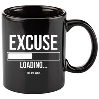 Excuse Loading Please Wait 11oz C Handle Ceramic Mug