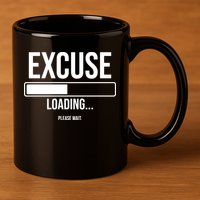 Excuse Loading Please Wait 11oz C Handle Ceramic Mug