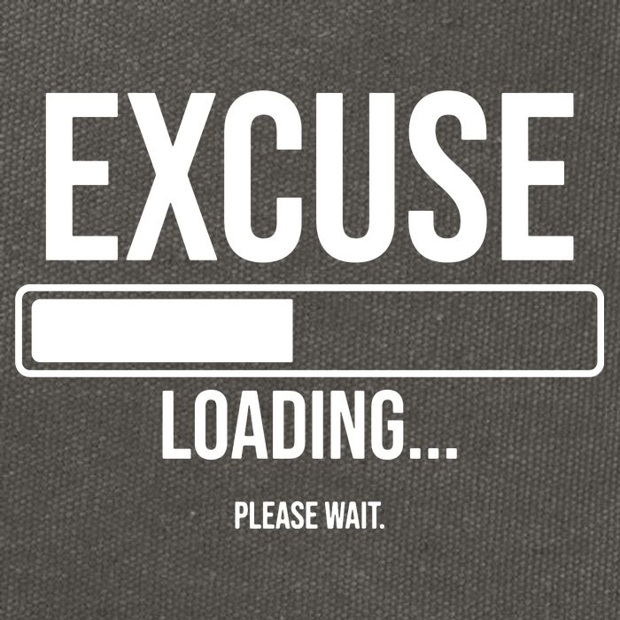 Excuse Loading Please Wait Cotton Canvas Backpack