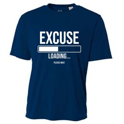 Excuse Loading Please Wait Cooling Performance Crew T-Shirt