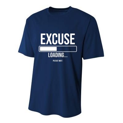 Excuse Loading Please Wait Performance Sprint T-Shirt